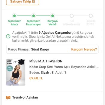 Trendyol Para İadesi Ve Kıyafet İadesi Teslim Edilmeden İade Edilmesi
