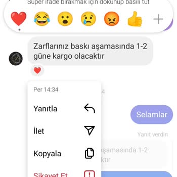 Zen Davetiye Söz Verilen Sürede Kargolanma Olmadı