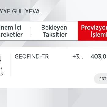 Geofind Para İadesini Talep Ediyorum