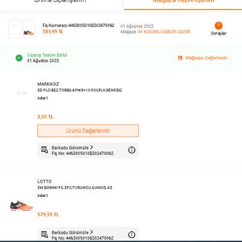 FLO Ayakkabı FLO Gebze Şubesi Mağduriyet