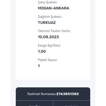 Aras Kargo Zam Oyunu İçin Ürünlerim Yollanmıyor