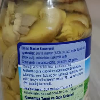 Bizim Vatan Şok Marketten Küflü Mantar