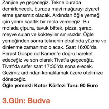 Gruppal Turizm İle Budva Turu