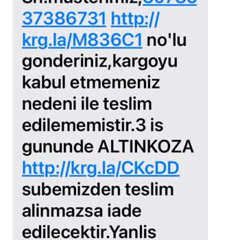Aras Kargo Kargomu Adrese Teslim Etmiyor