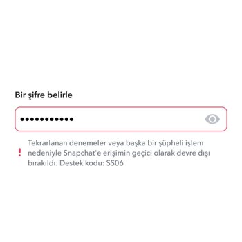 Snapchat Ten Cihazdan Ban Yedim