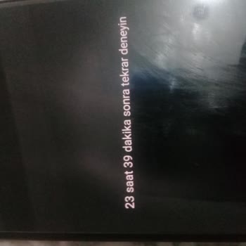 Samsung Telefon 24 Saat Sonra Tekrar Deneyin Diyor!