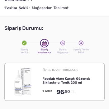 Gratis Mağazadan Teslim Alınacak Ürün Hala Mağazaya Gelmedi