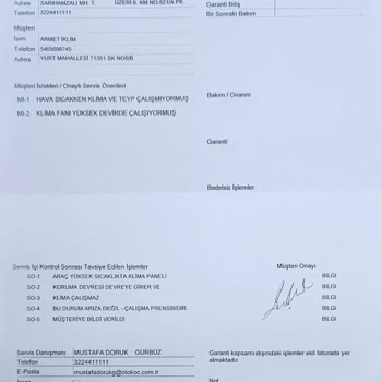 Fiat Scudo Klima Arızası