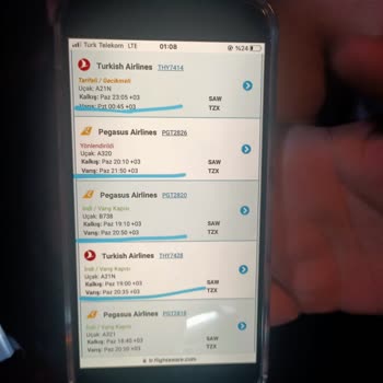 Pegasus'un Otobüslerle Bizi Trabzon'a Taşıması