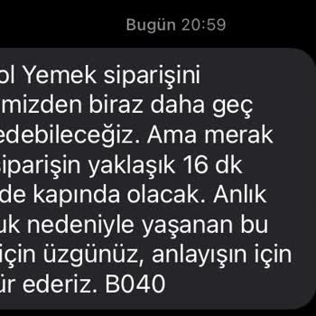 Trendyol Yemek Siparişimi Teslim Etmedi ve Para İadesi Yapmadı