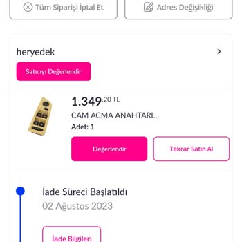Pazarama.com İade Sorunu