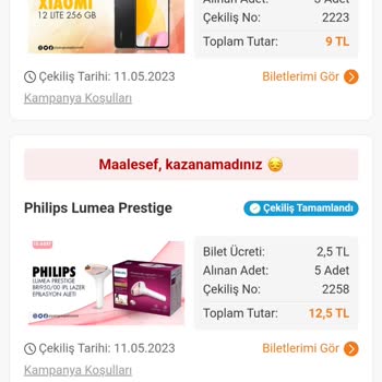 Şanssız Çekiliş. Trendyol Bey