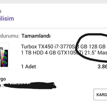 Atom Bilişim Eksik Ürün Gönderimi