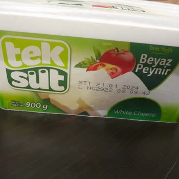 Teksüt Tam Yağlı Beyaz Peynir Bozuk Çıktı