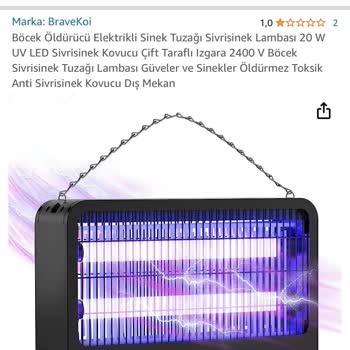 Amazon'dan Alınan Ürün Farklı Bir Ürün Çıkmıştır