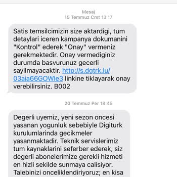 Digiturk Eski Fiyatı Verdikleri Aboneliklere Kurulum Yapmıyorlar