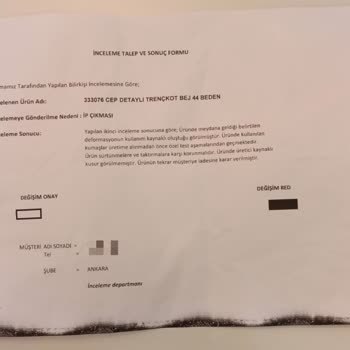 Tuvid Xxxl Ürün Defolu İp Söküğü Var