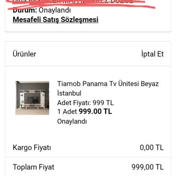 A101 Netten Mobilya Siparişi Verdim 53 Gündür Paramı Kullanıyorlar.