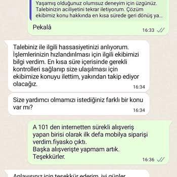 A101 Netten Mobilya Siparişi Verdim 53 Gündür Paramı Kullanıyorlar.