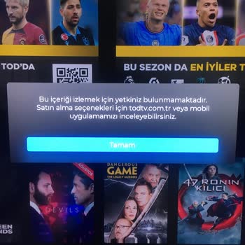 Tod TV İçerikleri İzleyememe Problemi