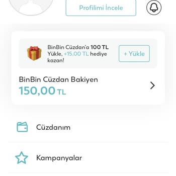 BinBin Para İadesi Talebi