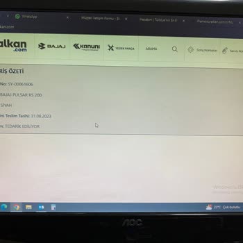 Bajaj Siparişlerim Kısmında Hiçbir Bilgi Bulunmuyor