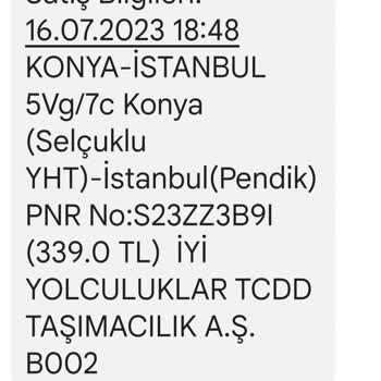 TCDD İade Bilet Mağduru