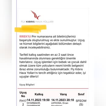 Fly Kıbrıs Hava Yolları İptal Edilen Fly Kıbrıs Uçuşu Ve Firmanın Nezaketsizliği
