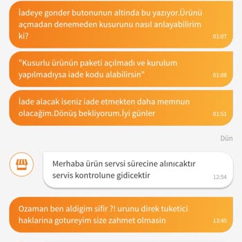 Trendyol'dan Aldığım Ütünün Bozuk Çıkması