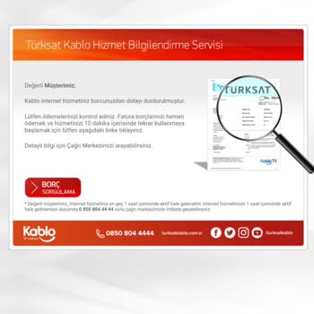 TÜRKSAT Kablo Net İnternet Ve Fatura Sorunu