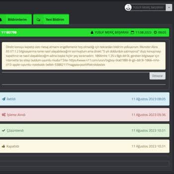 Monster Sattığı Ürüne Destek Vermiyor