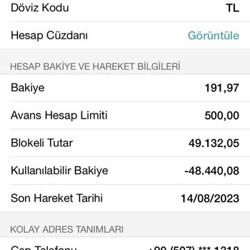 Garanti Bankası Hesabıma Bloke Koydu
