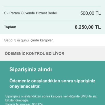 Sahibinden Güvenli Ödeme Sorunu