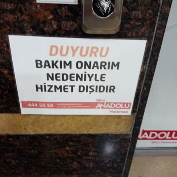 Anadolu Hastanesi (Silivri, Avcılar, Ereğli) Asansörünüz Tamiratı Ne Zaman Bitecek