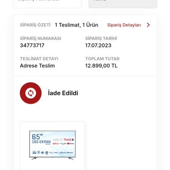 Media Markt 7 Gün Oldu İadesi Olan Ürünün Parasını Yatırmadılar