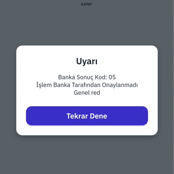 Hadi Tom Pay Hadi Kartımla Alışveriş Yapamıyorum