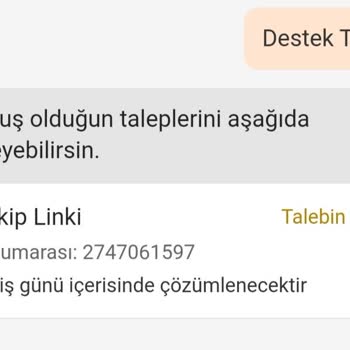 Trendyol 2 Haftadır Gelmeyen Kargo