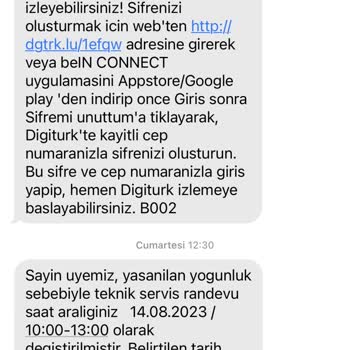 Digiturk Kurulumu İçin Randevuya Gelmedi Bayi