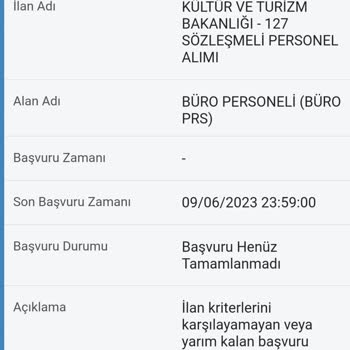 Kariyer Kapısı 'yarım Kalan Başvuru '