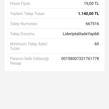 VakıfBank Yatırım Halka Arz İptali