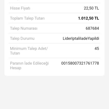 VakıfBank Yatırım Halka Arz İptali