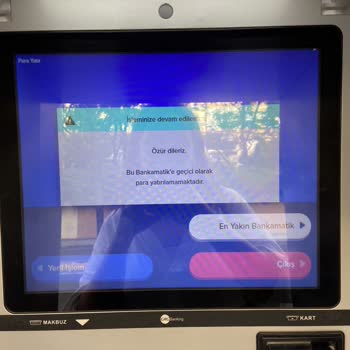 İş Bankası İhlas Evleri Çalışmayan ATM