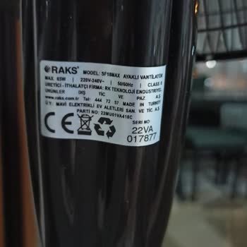 Raks Vantilatör Ayak Kırılması ''gidin Yedek Parça Alın''