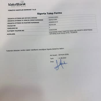 VakıfBank Sarı Panjur Konut Paket Siğortası