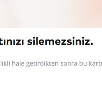 Masterpass Favori Sorunu Ve Kart Silme Hatası