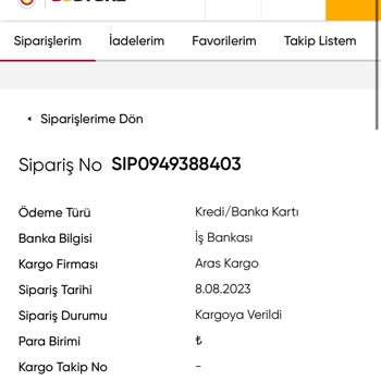 GS Store Sipariş İptal Etmiyor