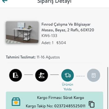 Sürat Kargo Karya Şubesinin Teslim Edilmeyen Kargosu