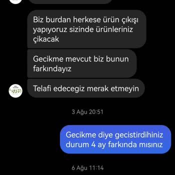 Berosh Baby Nest Sipariş Problemi