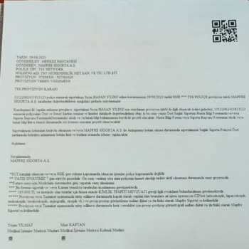 Mapfre Ameliyat İçin Onay Verip Ameliyat Sonrası Red Veriyor