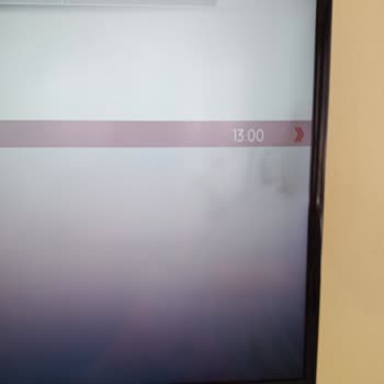 SEG TV Ekran İçi Lekeler